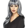 Sinister Siren Wig, Black & Grey