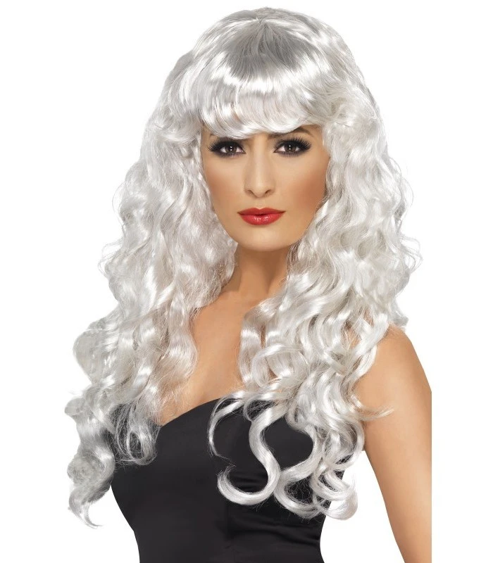 Siren Wig, White 1 Siren Wig, White