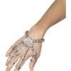 Skeleton Hand Bracelet, Silver