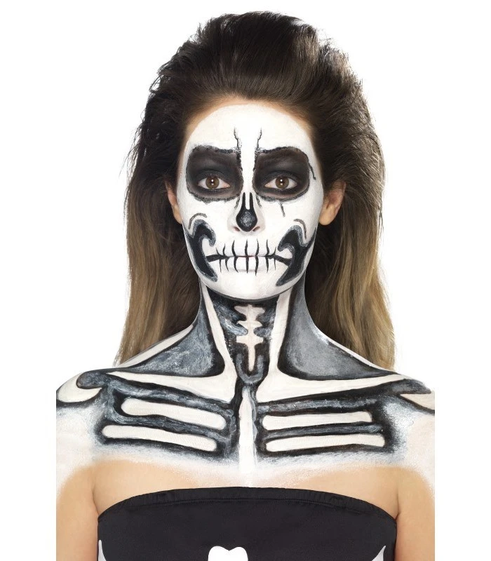 Smiffys Make-Up FX, Skeleton Liquid Latex Kit, 1 Smiffys Make-Up FX, Skeleton Liquid Latex Kit,