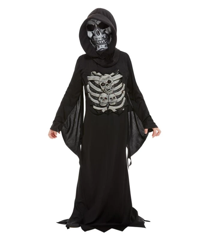 Skeleton Reaper Costume, Black 1 Skeleton Reaper Costume, Black