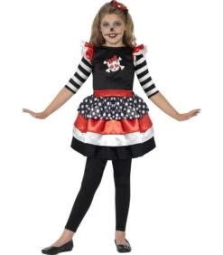 Skully Girl Costume, Black