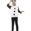 Snowman Costume, With Tabard, Carrot Nose, White