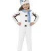 Snowman Toddler Costume, White