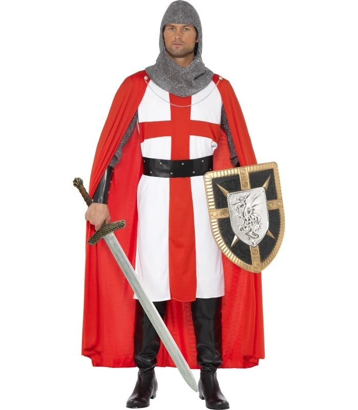 St George Hero Costume, Red 1 St George Hero Costume, Red