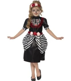 Sugar Skull Costume, Black