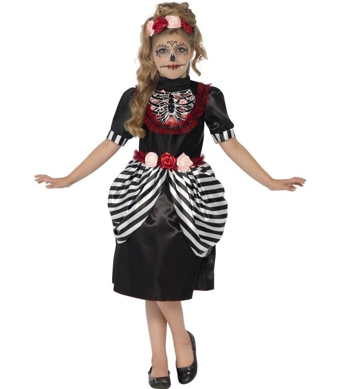 Sugar Skull Costume, Black 1 Sugar Skull Costume, Black