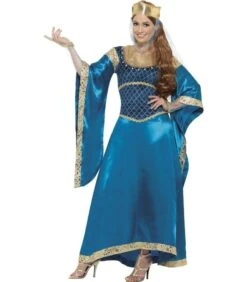 Tales Of Old England Maid Marion Costume, Blue