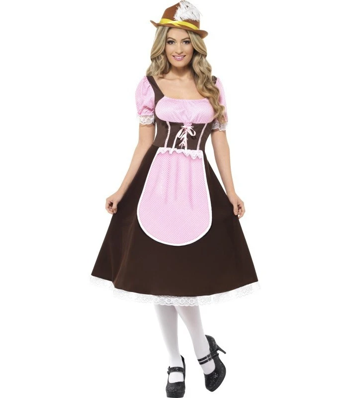 Tavern Girl Costume, Brown 1 Tavern Girl Costume, Brown