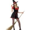 Teen Star Witch Costume, Black