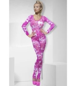 Tie Dye Pink Bodysuit, Pink