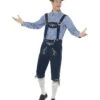 Deluxe Traditional Rutger Bavarian Costume, Blue