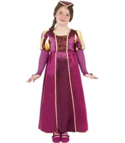 Tudor Girl Costume, Purple