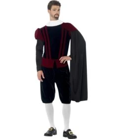 Deluxe Tudor Lord Costume, Black