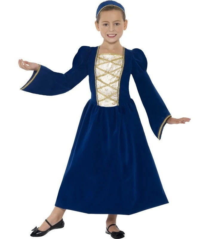 Tudor Princess Girl Costume 1 Tudor Princess Girl Costume