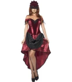 Venetian Temptress Costume, Red