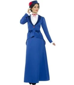 Victorian Nanny Costume, Blue