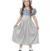 Victorian School Girl Costume, Grey