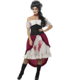 Victorian Slasher Victim Costume, Grey