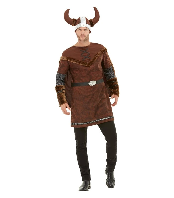 Viking Barbarian Costume, Brown 1 Viking Barbarian Costume, Brown