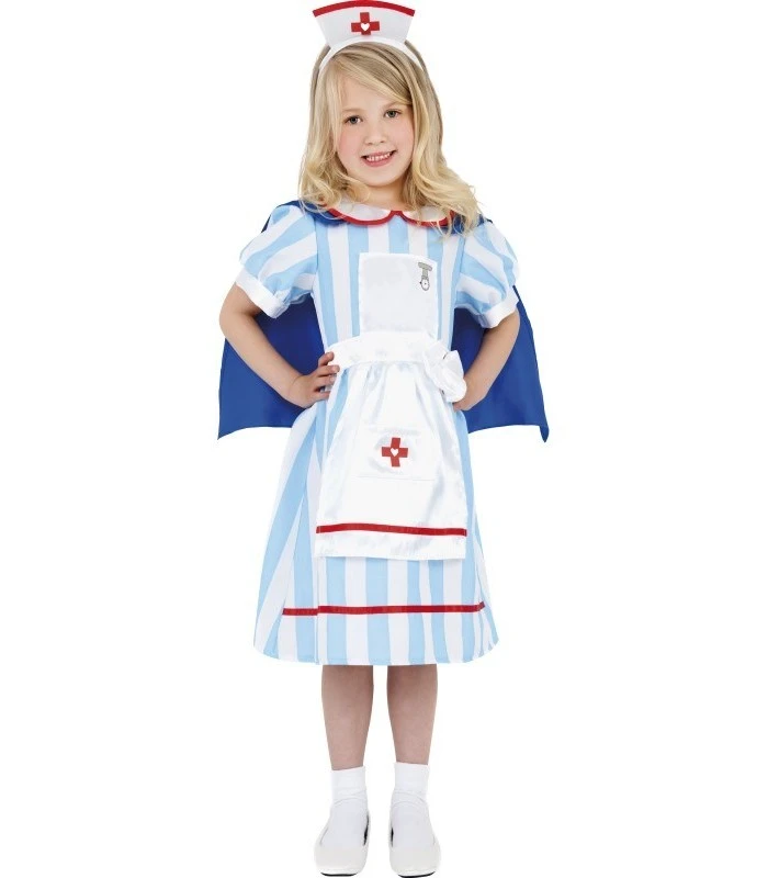 Vintage Nurse Costume, Blue 1 Vintage Nurse Costume, Blue