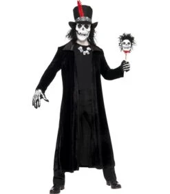 Deluxe Voodoo Man Costume, Black