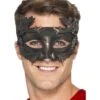 Warrior God Metallic Masquerade Eyemask, Black