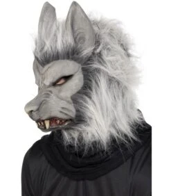 Werewolf Latex Mask, Grey