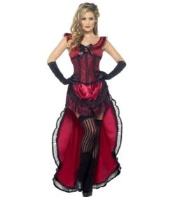 Deluxe Western Authentic Brothel Babe Costume, Bur