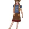 Western Belle Cowgirl Costume, Brown