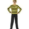 Where's Wally Odlaw Costume, Black & Yellow