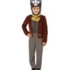 Wind In The Willows Badger Deluxe Costume, Brown