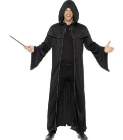 Wizard Cloak, Adult, Black