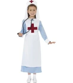WW1 Nurse Costume, Blue