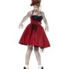 Zombie 50s Rockabilly Costume, Red