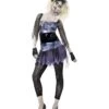 Zombie 80s Wild Child Costume, Black