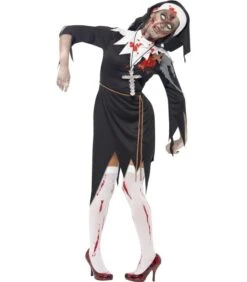 Zombie Bloody Sister Mary Costume, Black