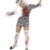 Zombie Convict Costume, Black & White