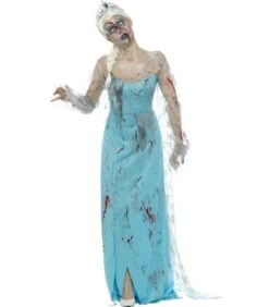 Zombie Froze To Death Costume, Blue