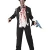 Zombie Gangster Costume, Black