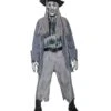 Deluxe Zombie Ghost Pirate Costume, Top, Trousers,
