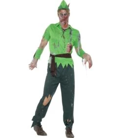 Zombie Lost Boy Costume, Green