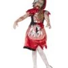 Zombie Miss Hood Costume, Red