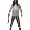 Zombie Pirate Costume, Grey