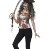 Zombie Pirate Wench T-Shirt, Green