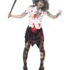 Zombie Policewoman Costume, Black & White