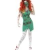 Zombie Scrub Nurse Costume, Green